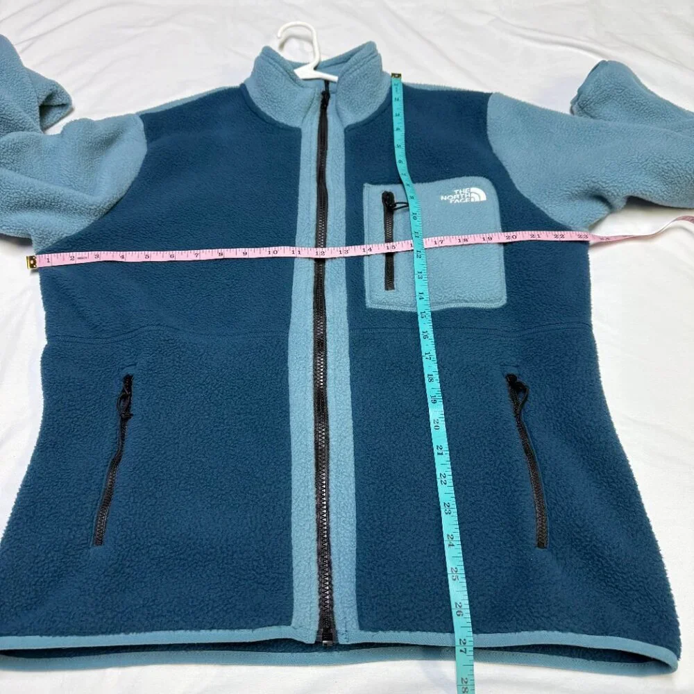 The North Face Men’s Yumiori Full Zip Fleece Jacket Medium Blue‎ EUC